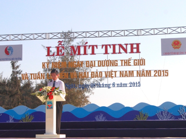 Mít tinh kỷ niệm Tuần lễ Biển và Hải đảo Việt Nam năm 2015
